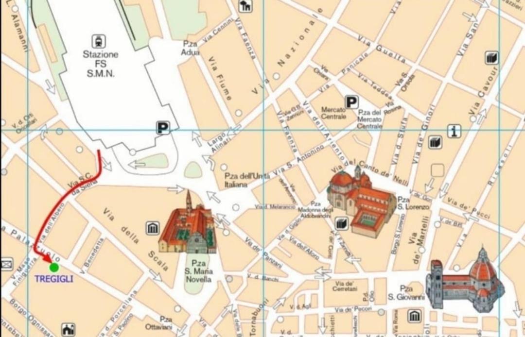 Tre Gigli Firenze Apartment, 5 Minutes From Station, Via Palazzuolo 55 Eksteriør bilde